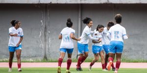 Com nova goleada sobre o Lusaca, Bahia garante vaga na final do Baianão Feminino. Decisão será disputada em clássico contra o Vitória