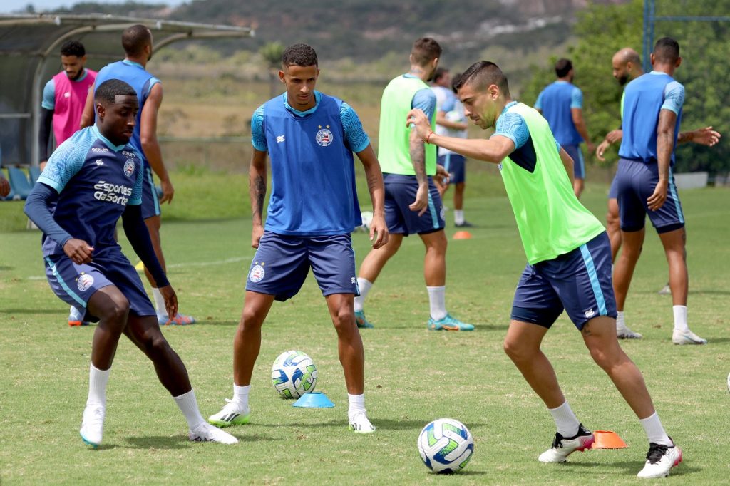 Juba participou do penúltimo treino do Bahia antes da decisão contra o Vasco