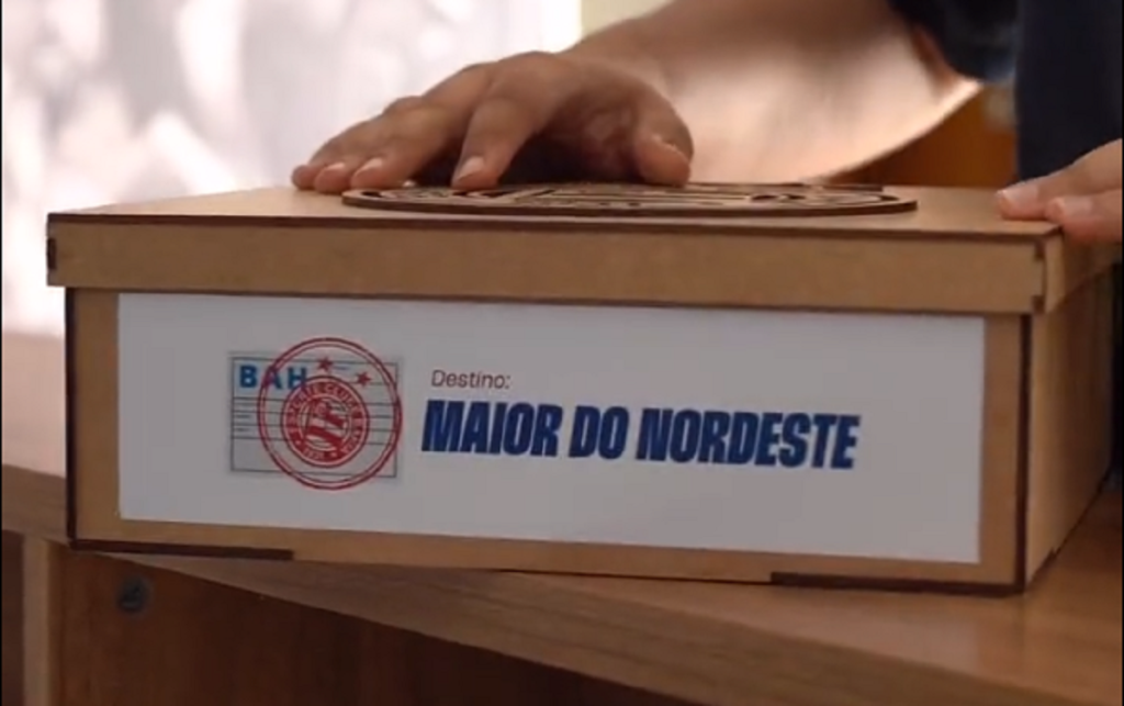 Trecho do vídeo do Bahia, que provocou o rival Sport, antes do anúncio de Juba