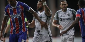 Jogadores do Bahia respondem provocação de Hulk após goleada sobre o Atlético-MG