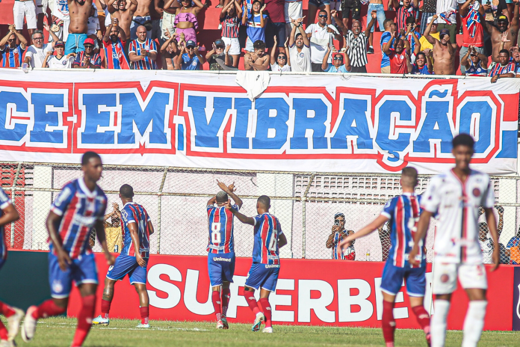 Em jogo agitado de seis gols no Carneirão, Bahia empata com o Atlético de Alagoinhas pelo Baianão 2024